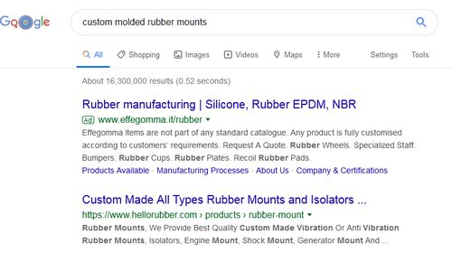 一个橡胶制品站谷歌 seo优化效果